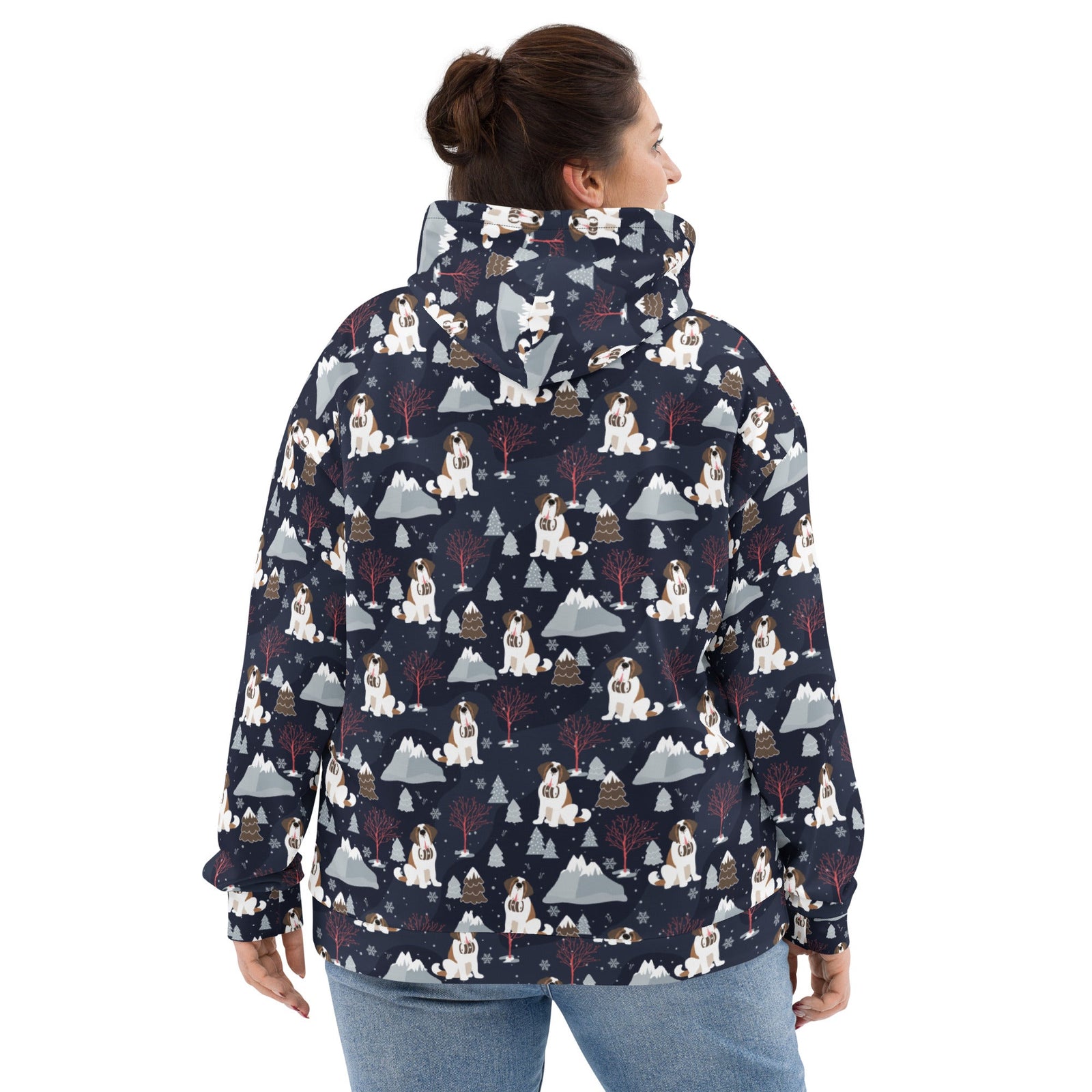 Alpine Night Saint Bernard Hoodie - Lucy + Norman
