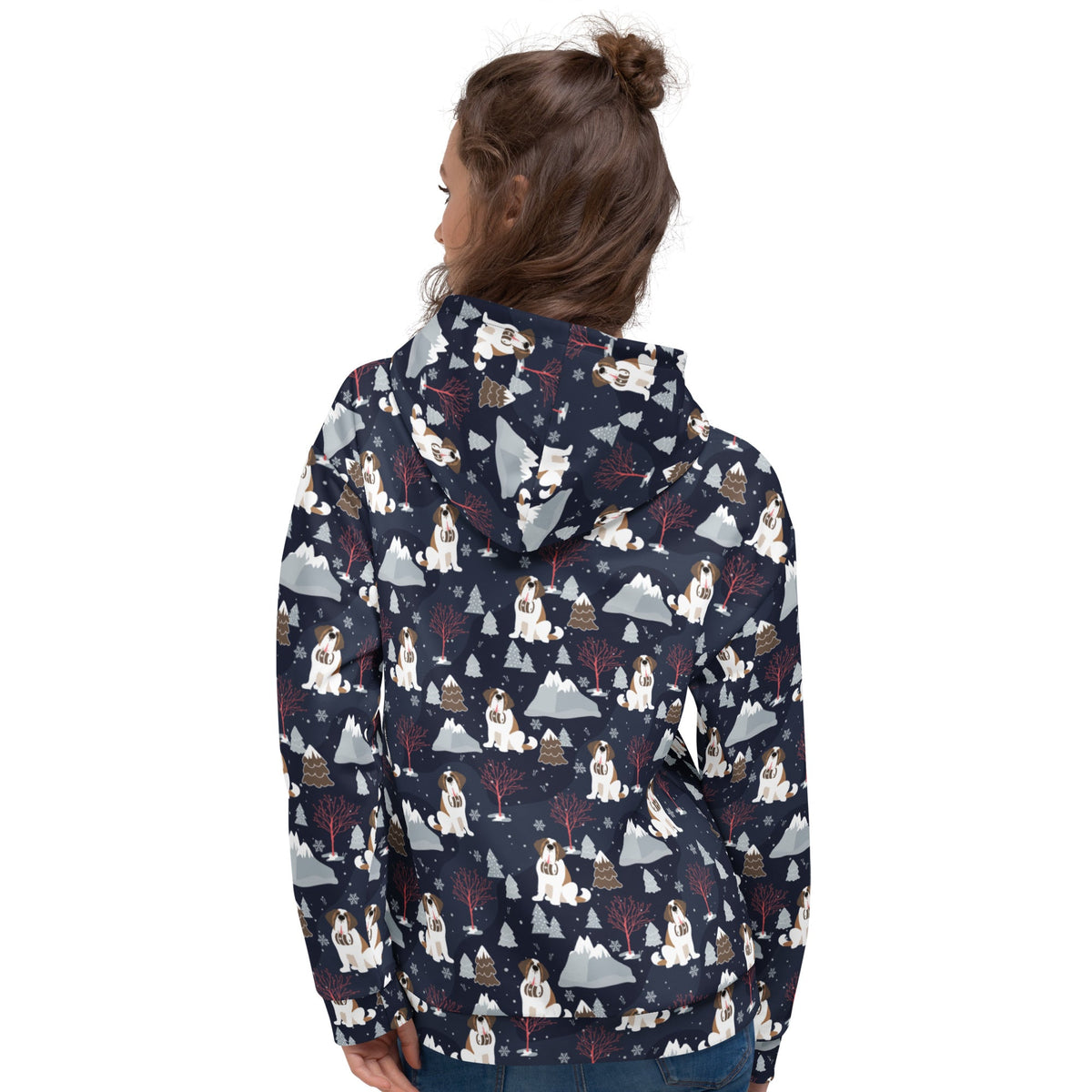 Alpine Night Saint Bernard Hoodie - Lucy + Norman