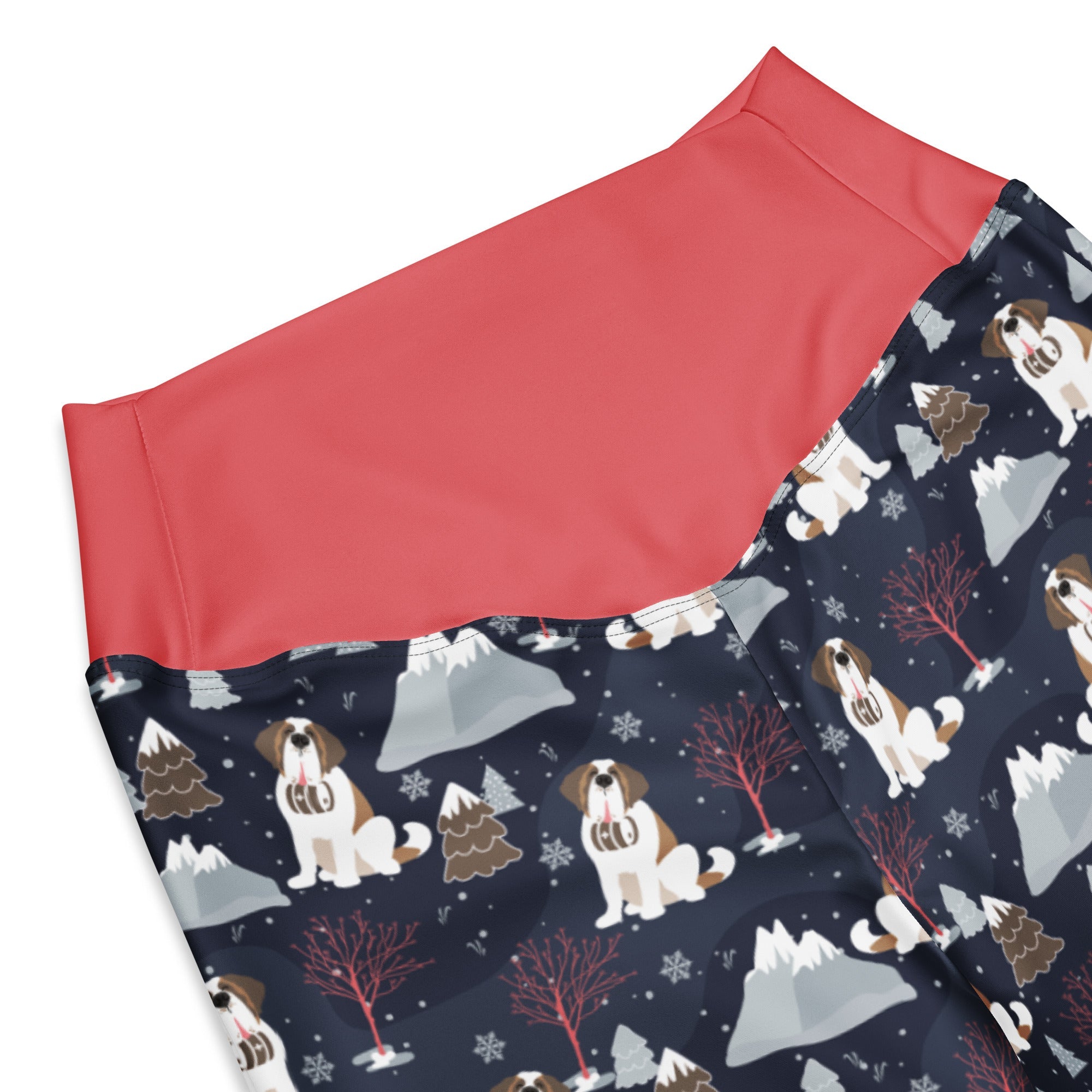 Alpine Night St Bernard Flare Leggings - Lucy + Norman