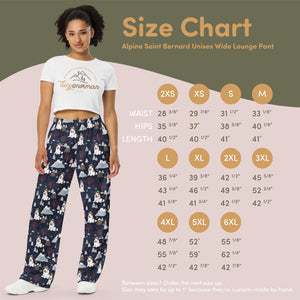 Alpine Night Unisex Wide Lounge Pants - Lucy + Norman