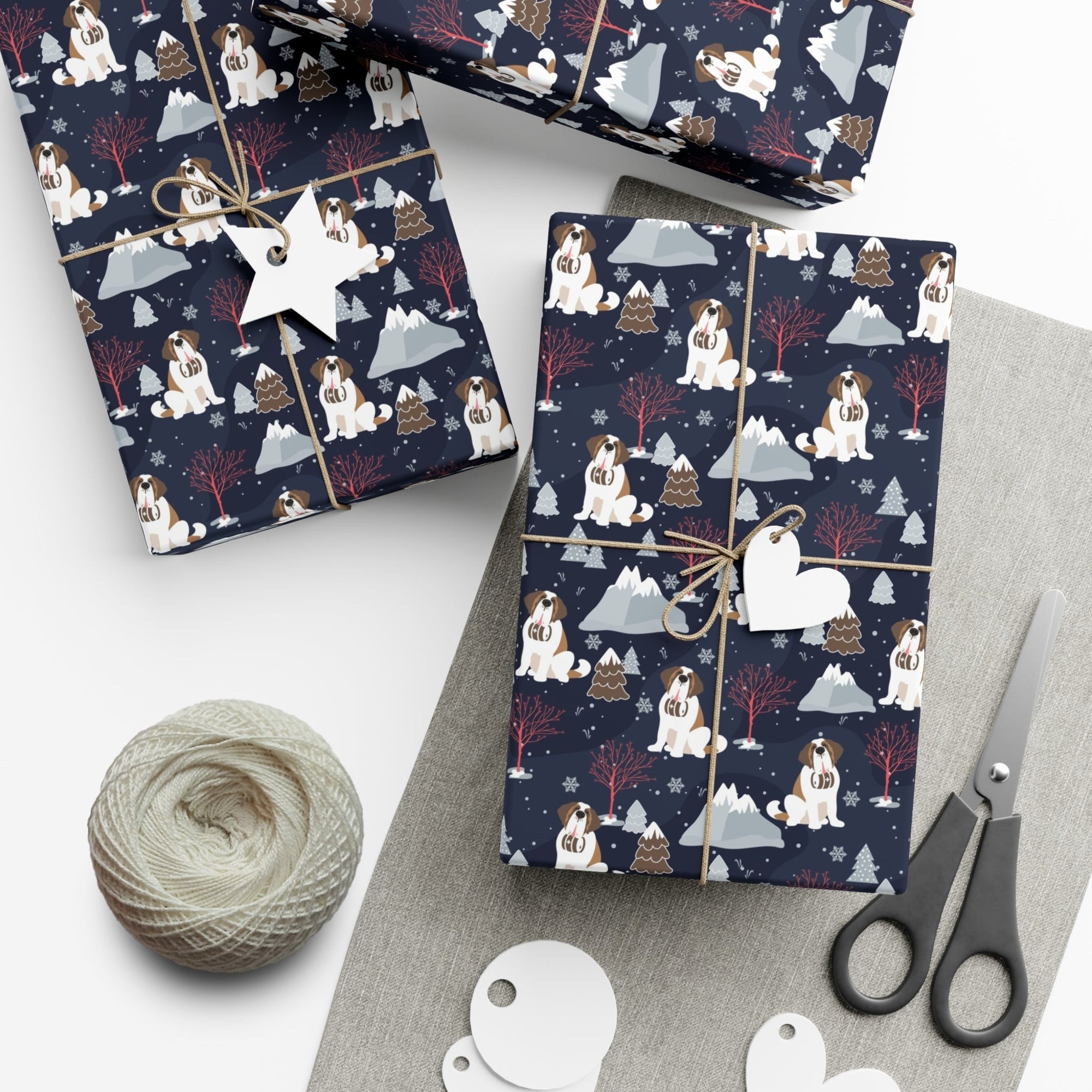 Alpine Nights Gift Wrap Paper + Rolls - Lucy + Norman