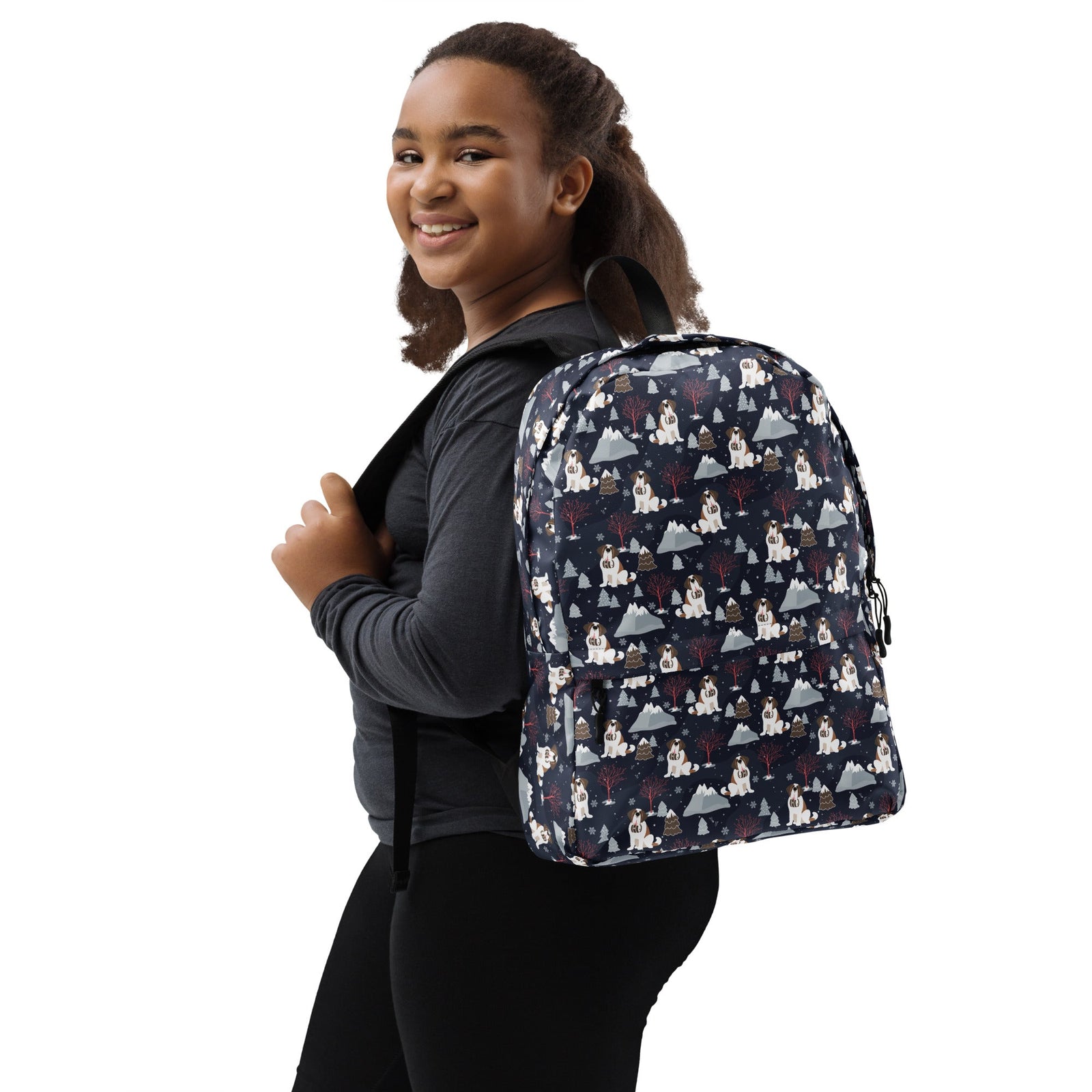 Alpine Nights Saint Bernard Backpack - Lucy + Norman