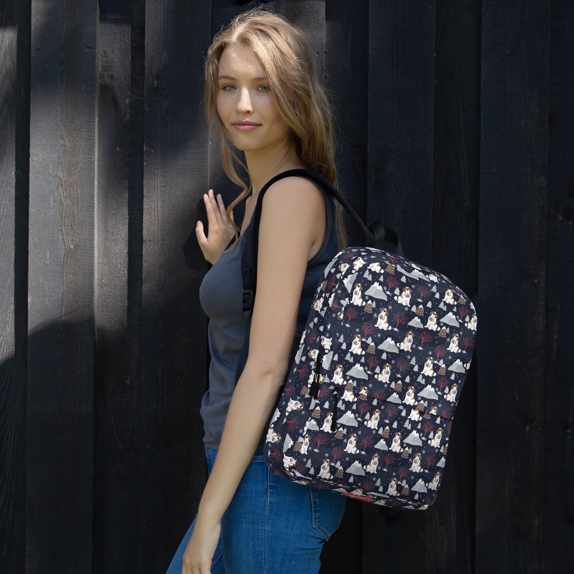Alpine Nights Saint Bernard Backpack - Lucy + Norman