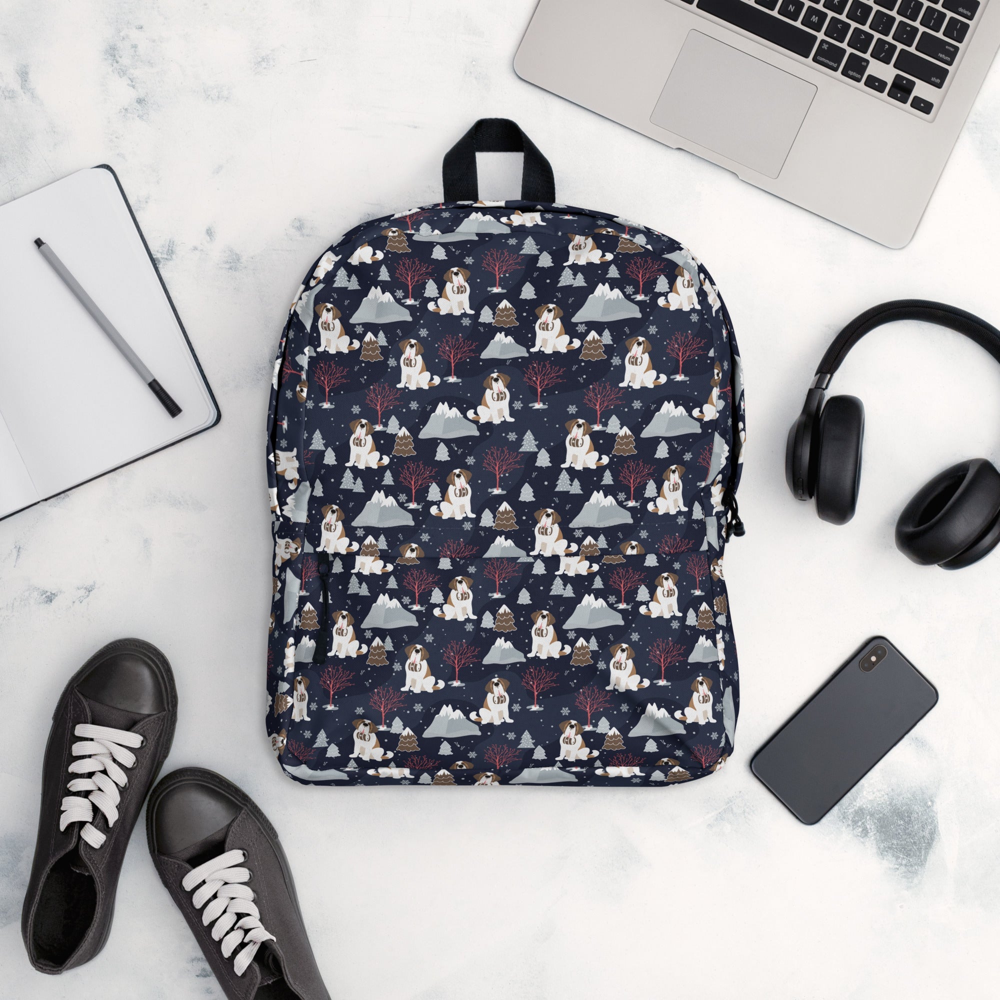 Alpine Nights Saint Bernard Backpack - Lucy + Norman
