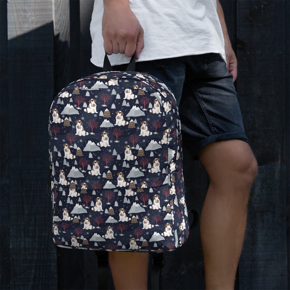 Alpine Nights Saint Bernard Backpack - Lucy + Norman