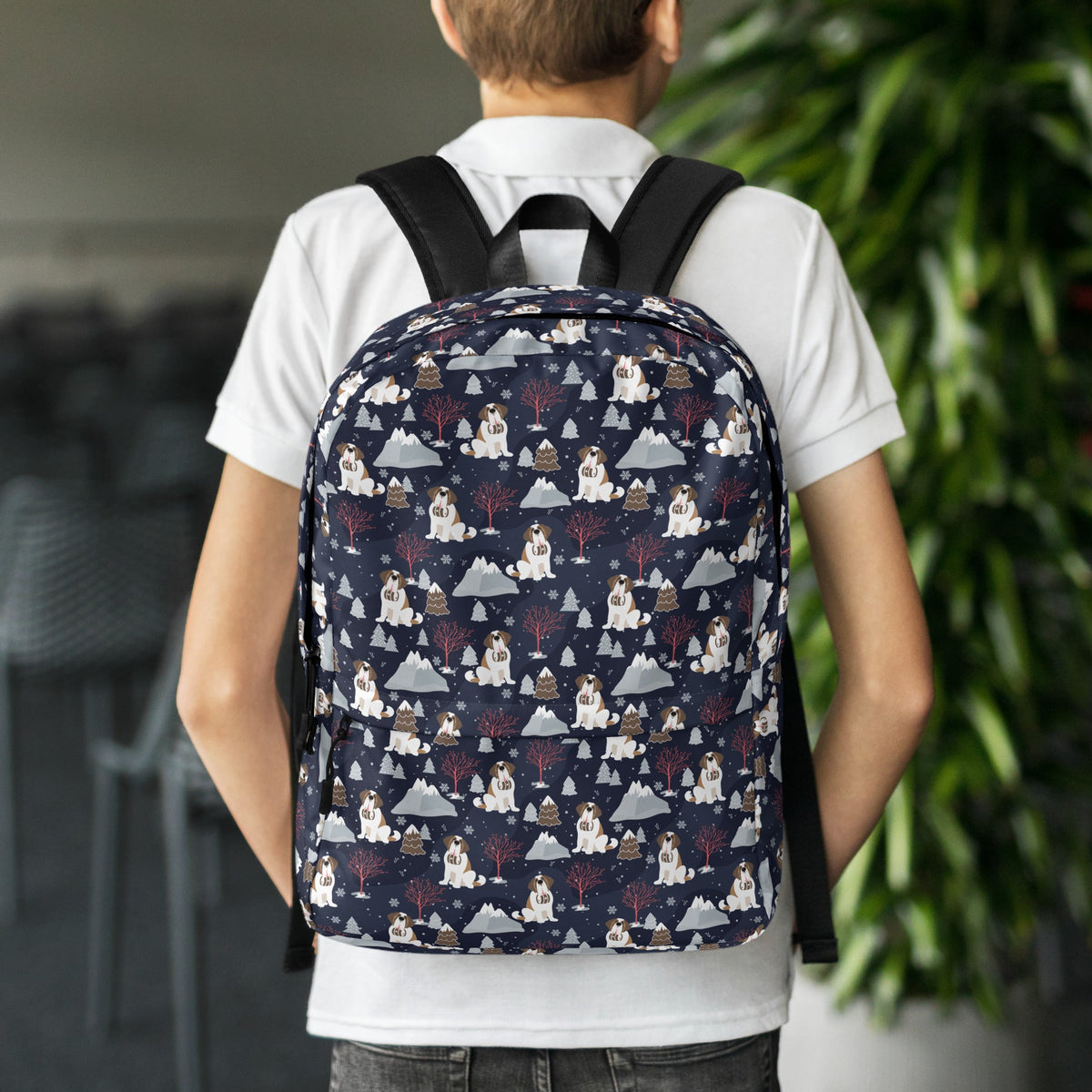 Alpine Nights Saint Bernard Backpack - Lucy + Norman
