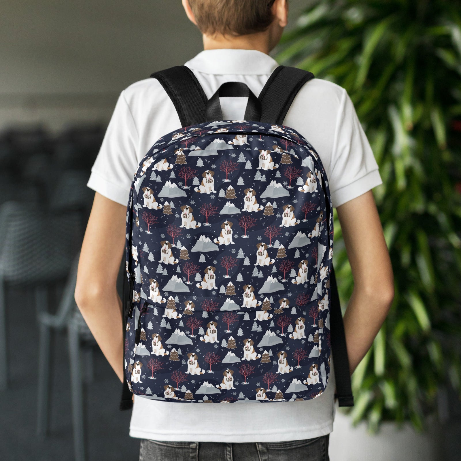Alpine Nights Saint Bernard Backpack - Lucy + Norman