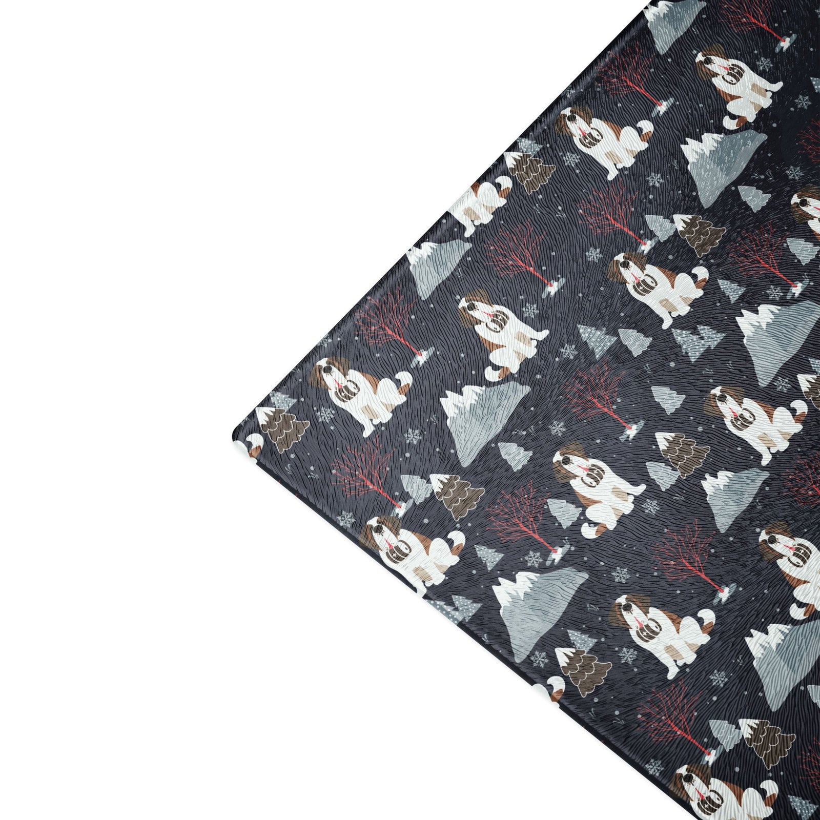 Alpine Nights St Bernard Glass Cutting Board - Lucy + Norman