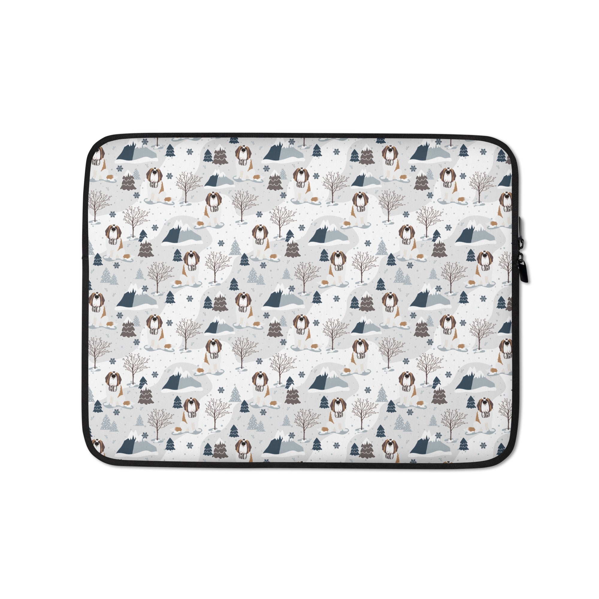 Alpine Saint Bernard Laptop Sleeve - Lucy + Norman