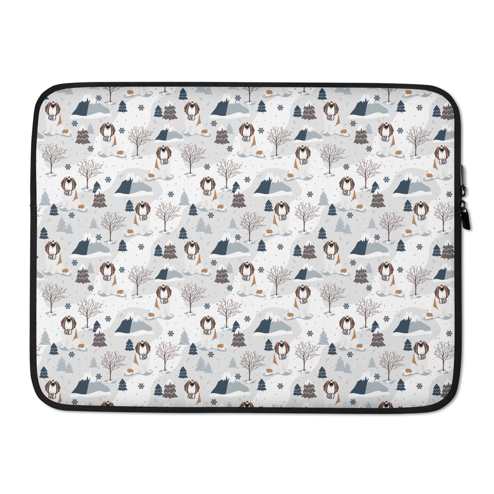 Alpine Saint Bernard Laptop Sleeve - Lucy + Norman