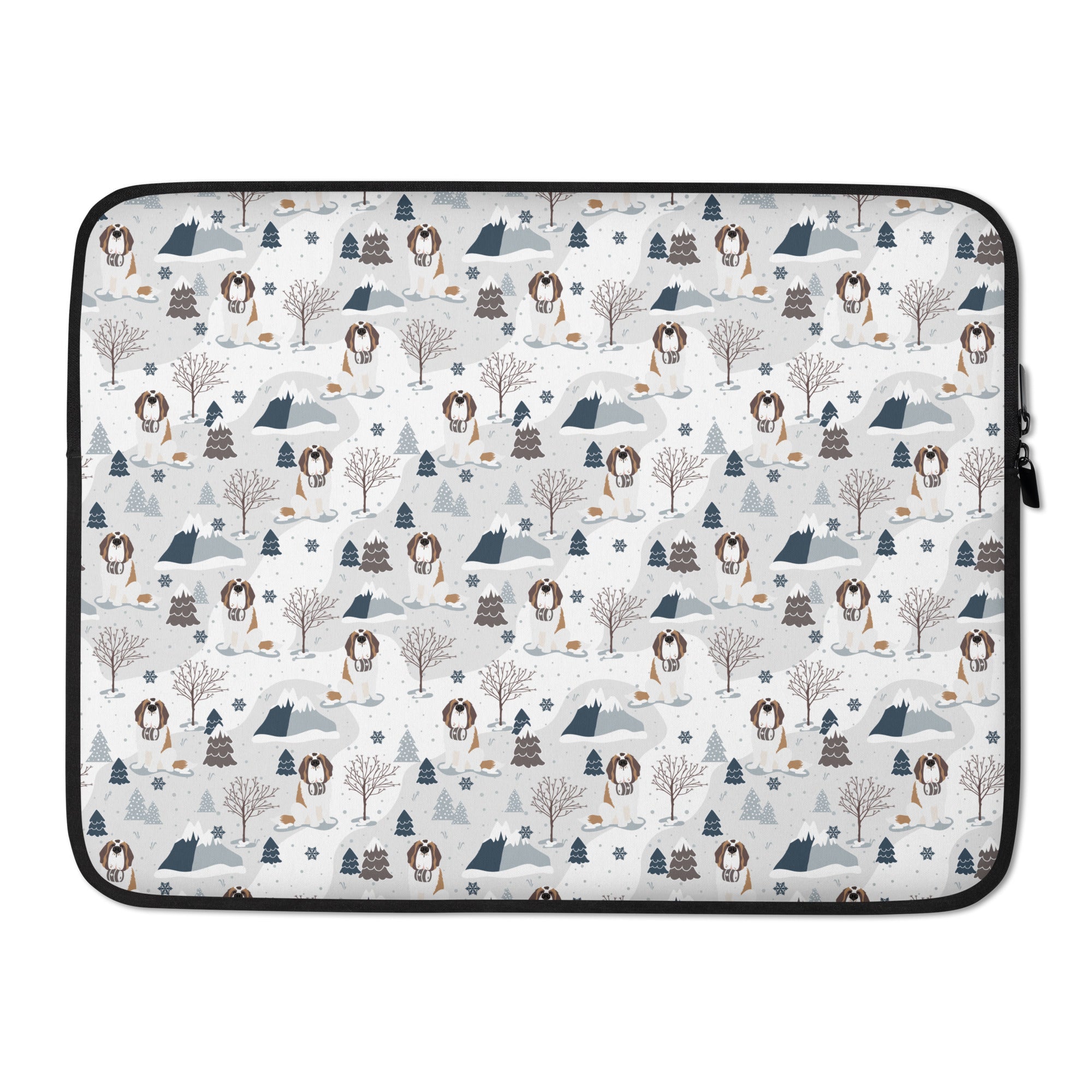 Alpine Saint Bernard Laptop Sleeve - Lucy + Norman