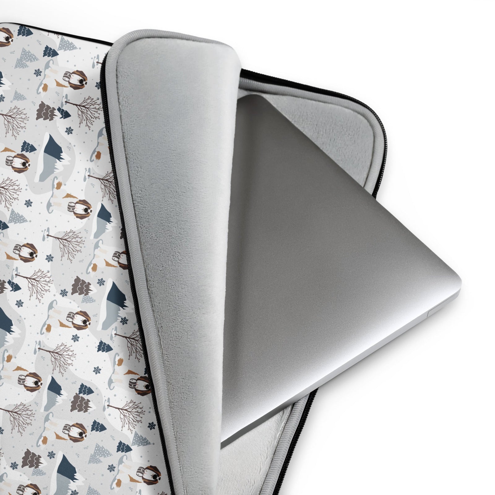 Alpine Saint Bernard Laptop Sleeve - Lucy + Norman