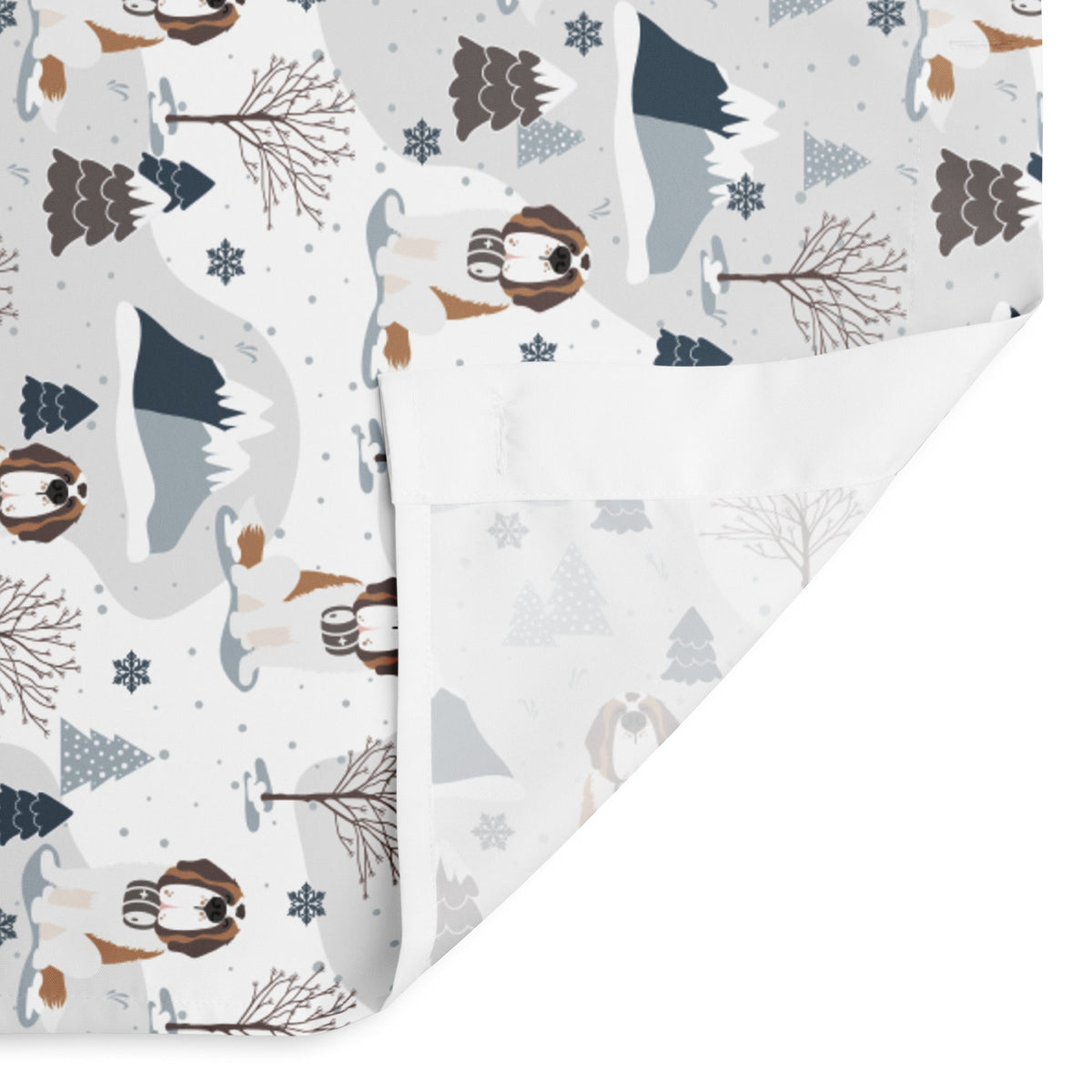 Alpine Saint Bernard Shower Curtain - Lucy + Norman
