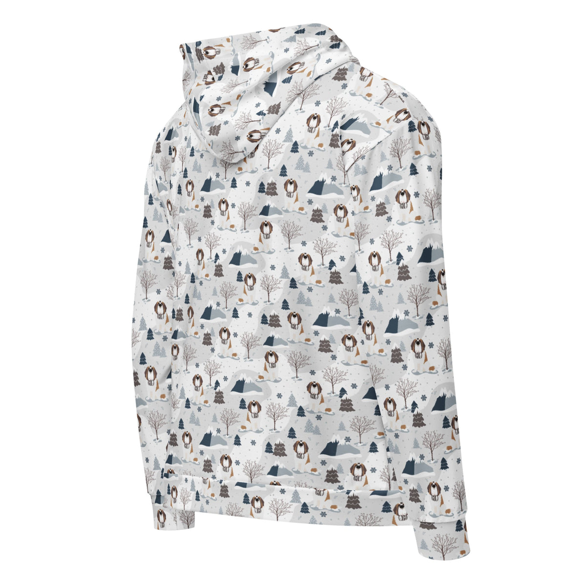Alpine Saint Bernard Zip Hoodie - Lucy + Norman