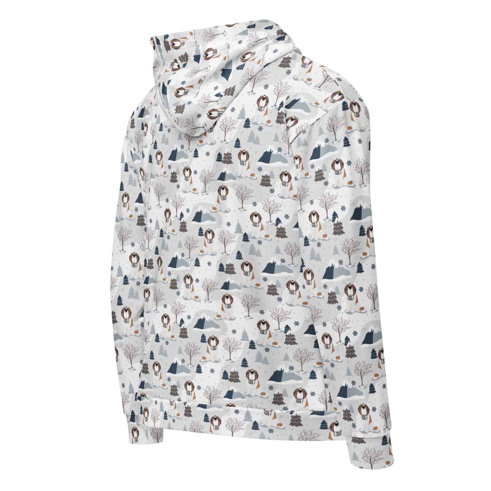 Alpine Saint Bernard Zip Hoodie - Lucy + Norman