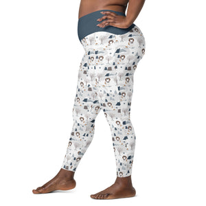 Alpine Saint Crossover Leggings with Pockets - Lucy + Norman