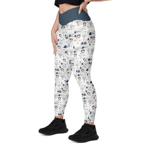 Alpine Saint Crossover Leggings with Pockets - Lucy + Norman