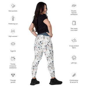 Alpine Saint Crossover Leggings with Pockets - Lucy + Norman