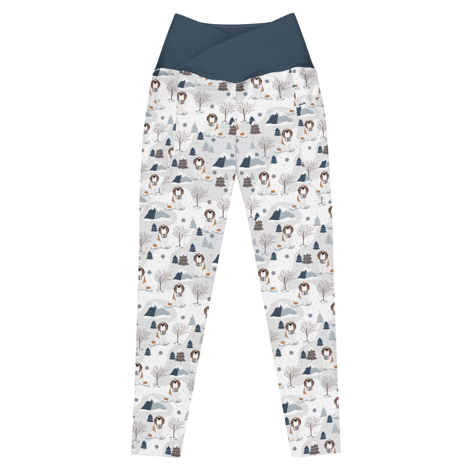 Alpine Saint Crossover Leggings with Pockets - Lucy + Norman