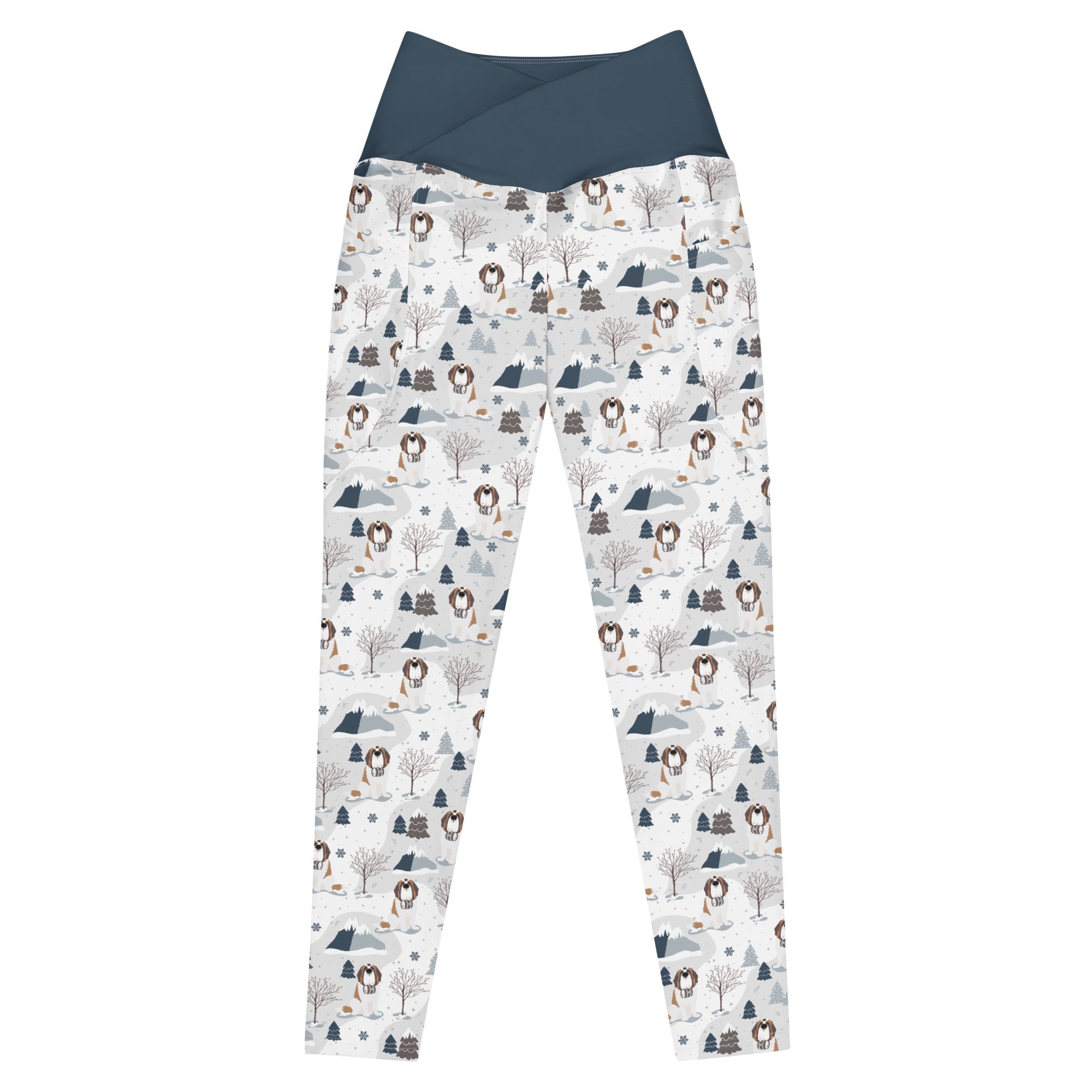 Alpine Saint Crossover Leggings with Pockets - Lucy + Norman