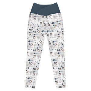 Alpine Saint Crossover Leggings with Pockets - Lucy + Norman