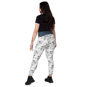 Alpine Saint Crossover Leggings with Pockets - Lucy + Norman