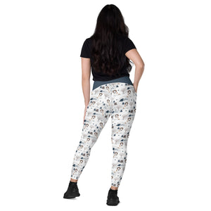 Alpine Saint Crossover Leggings with Pockets - Lucy + Norman