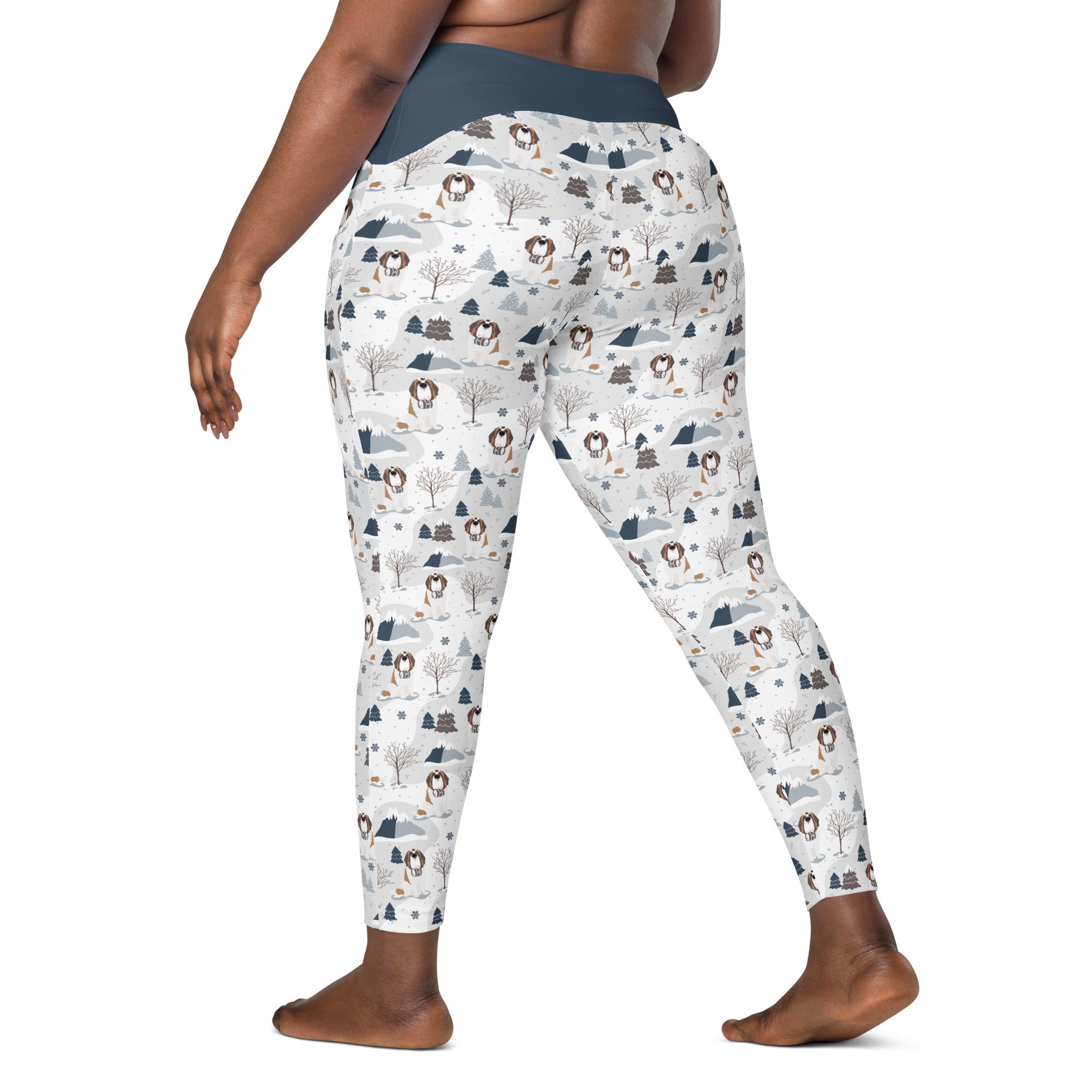 Alpine Saint Crossover Leggings with Pockets - Lucy + Norman