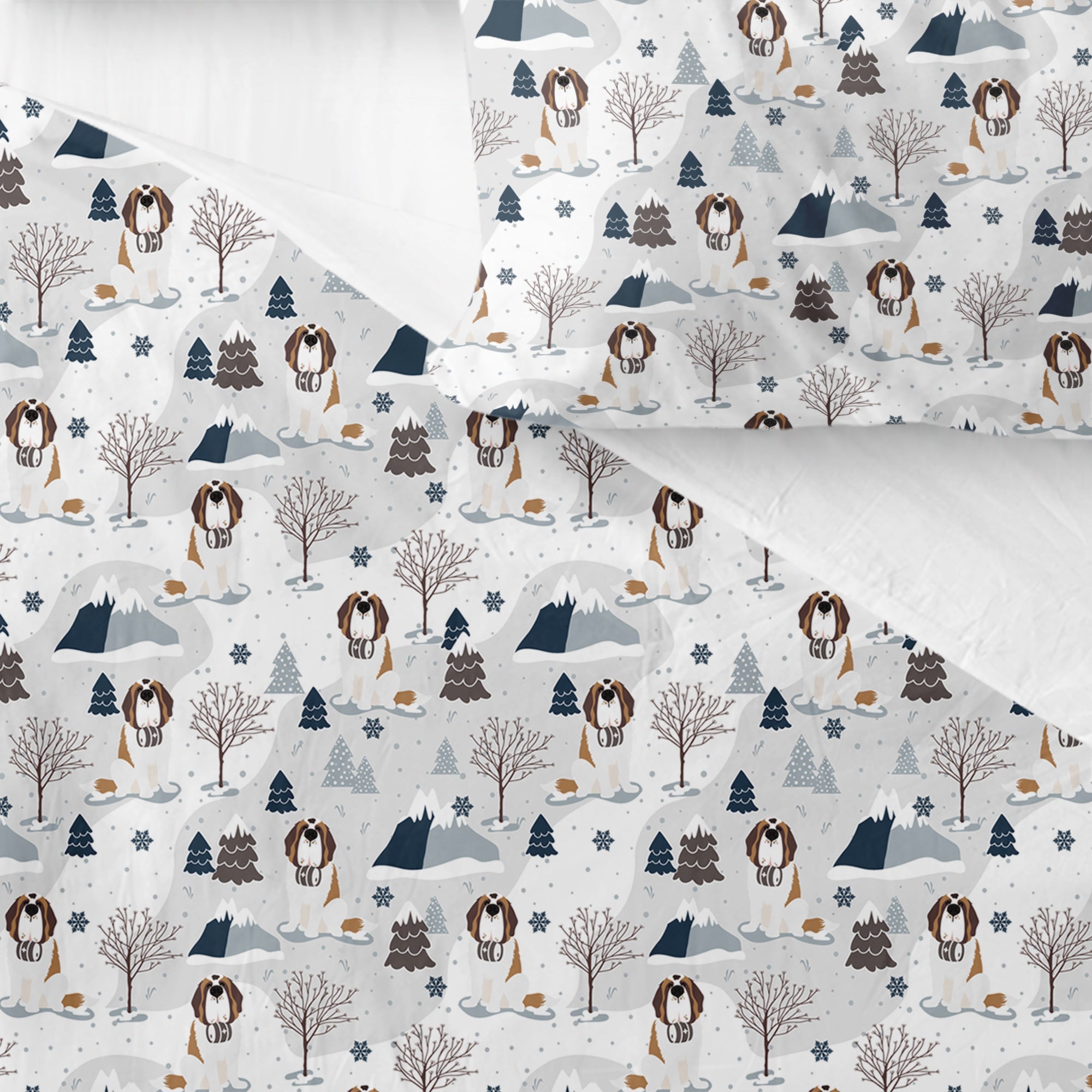 Alpine Saint Duvet Cover - Lucy + Norman