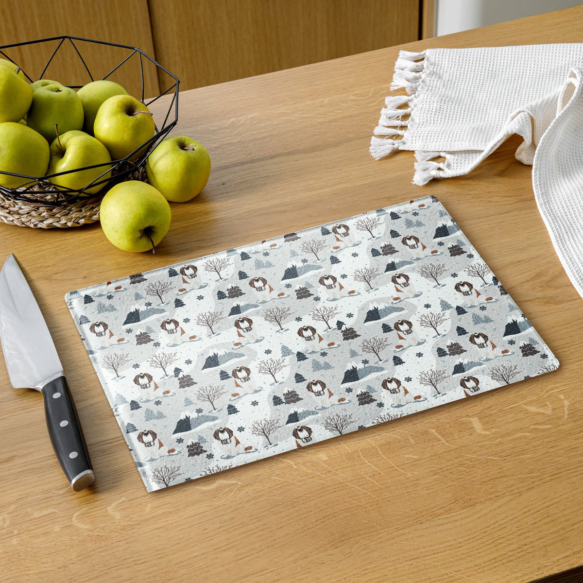 Alpine Saint Glass Cutting Board - Lucy + Norman