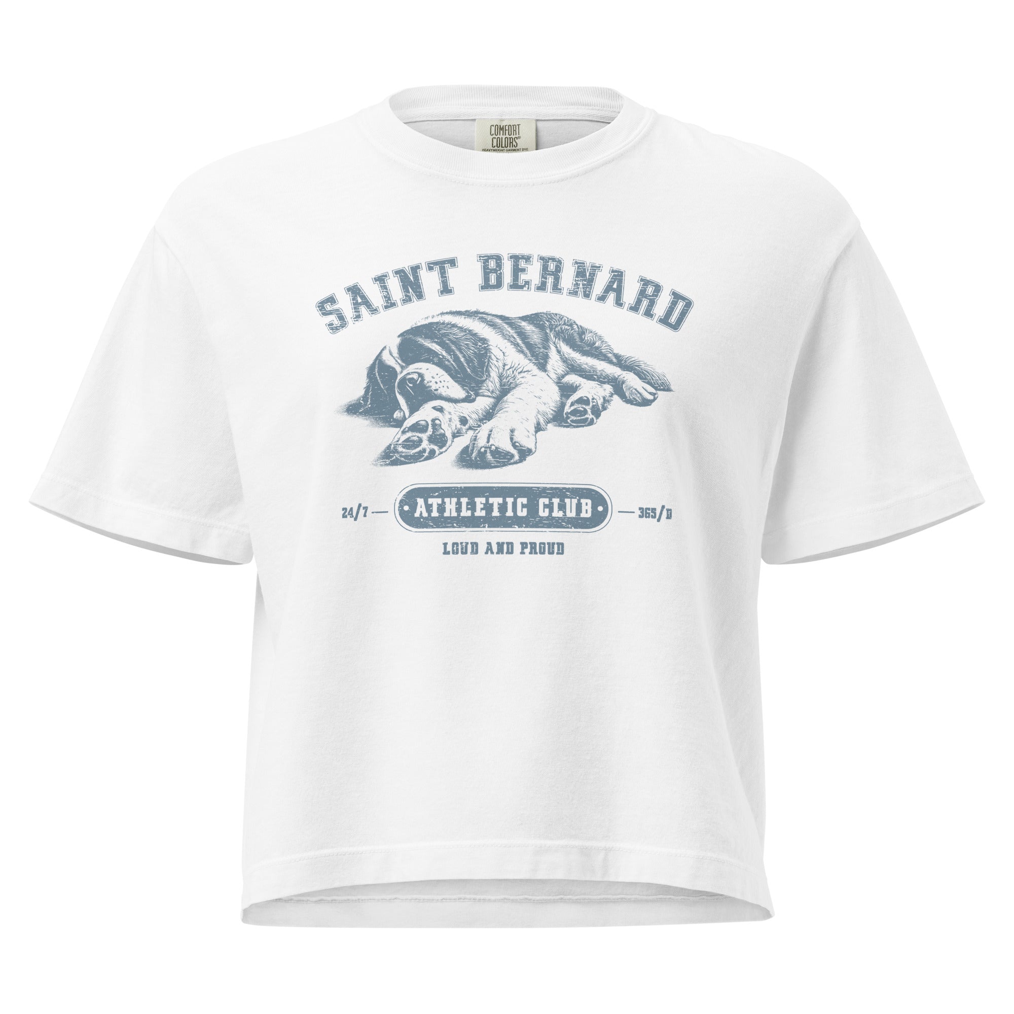 Athletic Club Women’s Heavyweight Boxy Comfort Colors Tee - Lucy + Norman