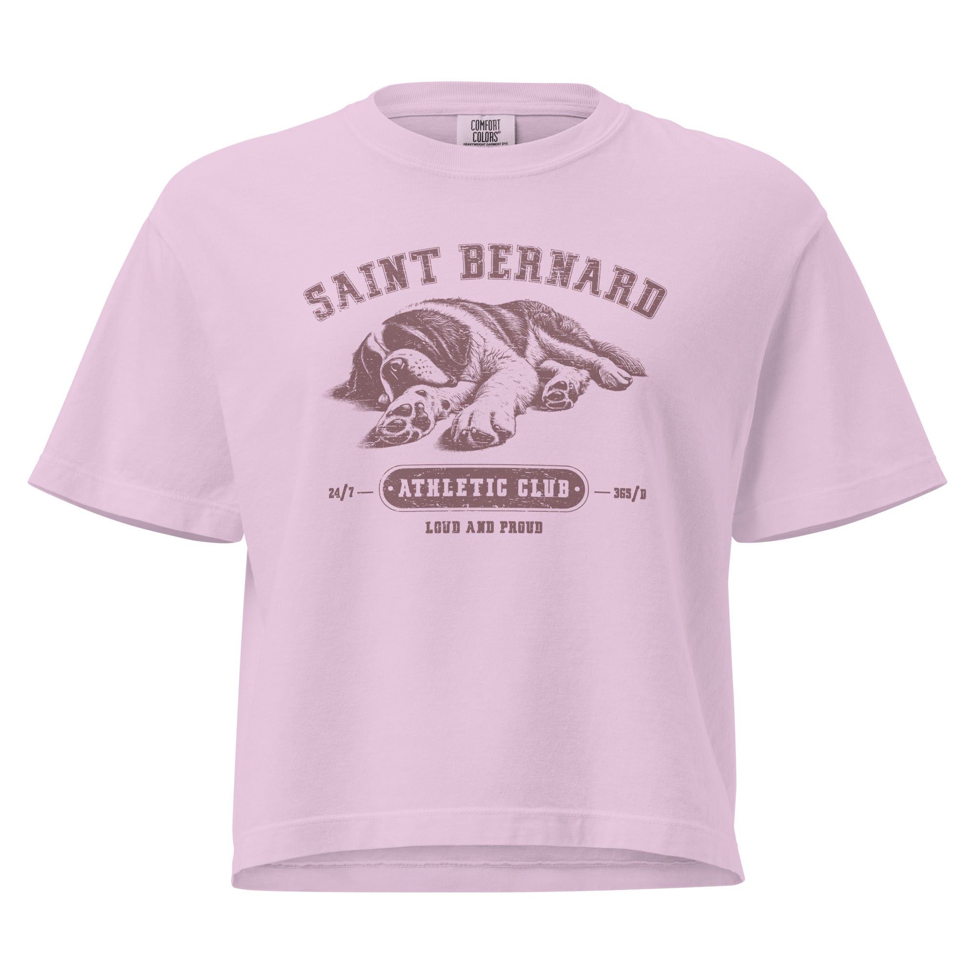 Athletic Club Women’s Heavyweight Boxy Comfort Colors Tee - Lucy + Norman