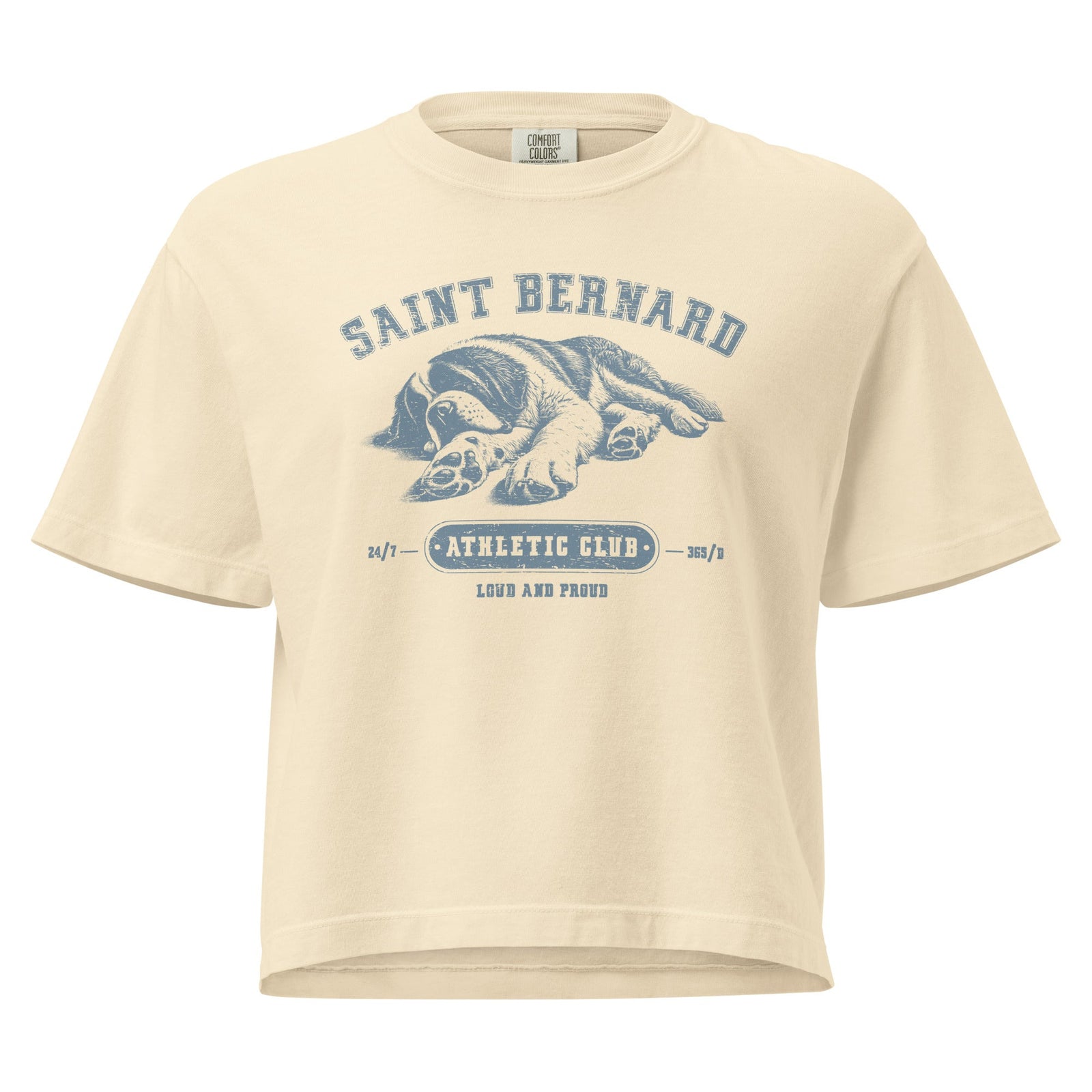 Athletic Club Women’s Heavyweight Boxy Comfort Colors Tee - Lucy + Norman