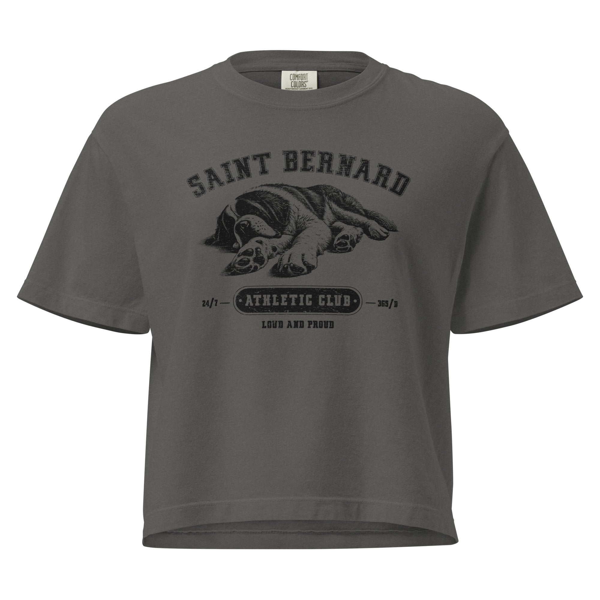 Athletic Club Women’s Heavyweight Boxy Comfort Colors Tee - Lucy + Norman