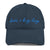 Choose Your Phrase Saint Bernard Embroidered Distressed Hat