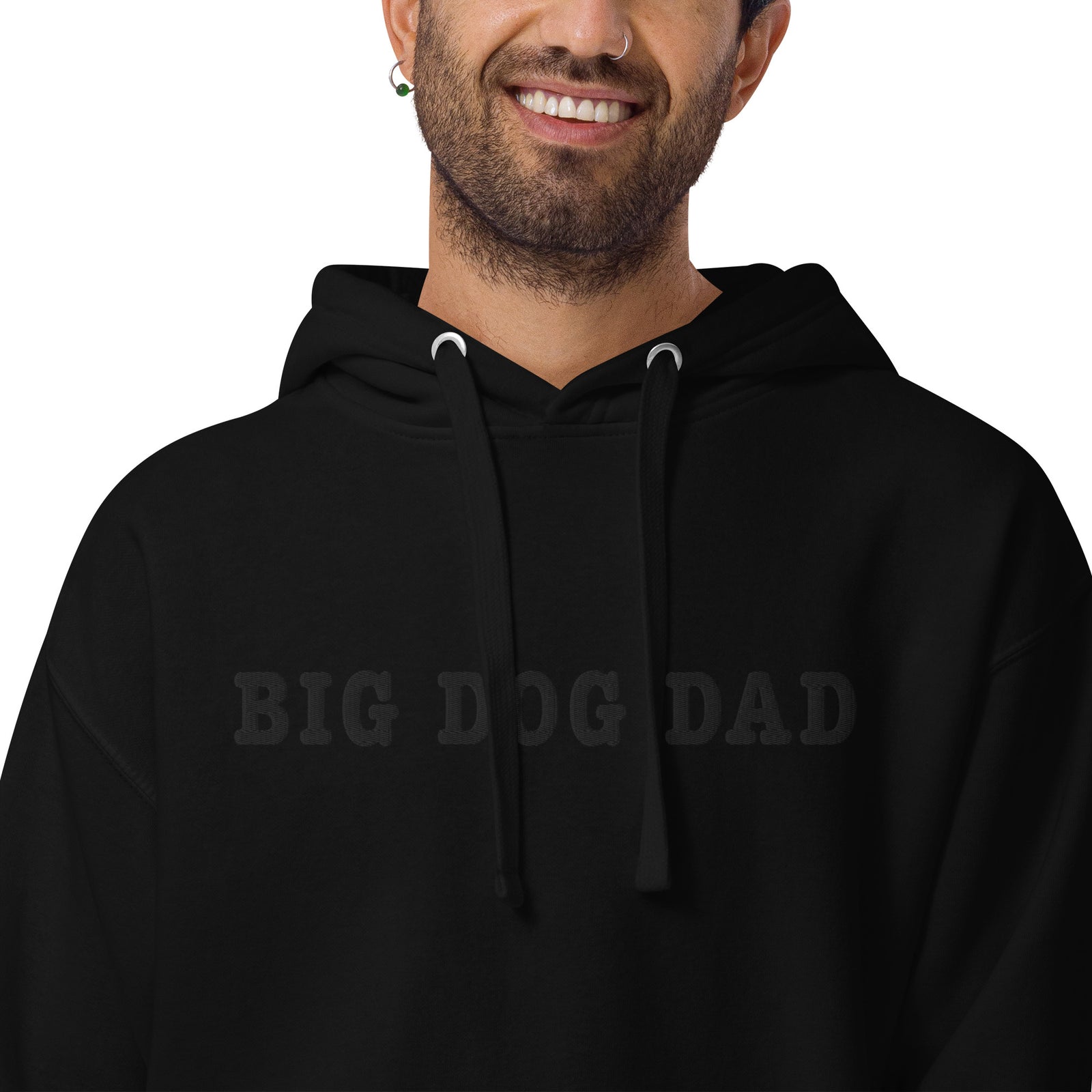 Big Dog Dad Embroidered Hoodie