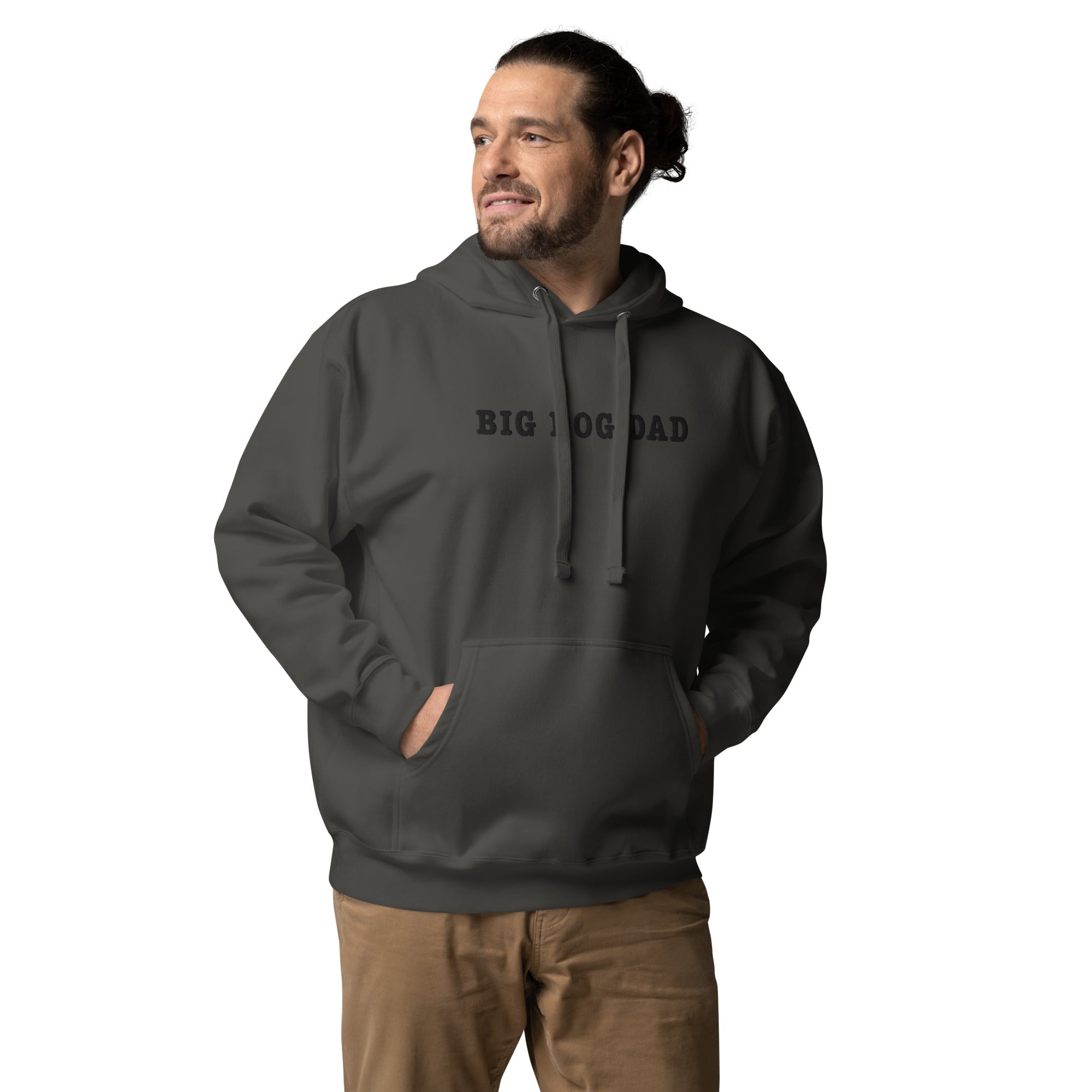 Big Dog Dad Embroidered Hoodie