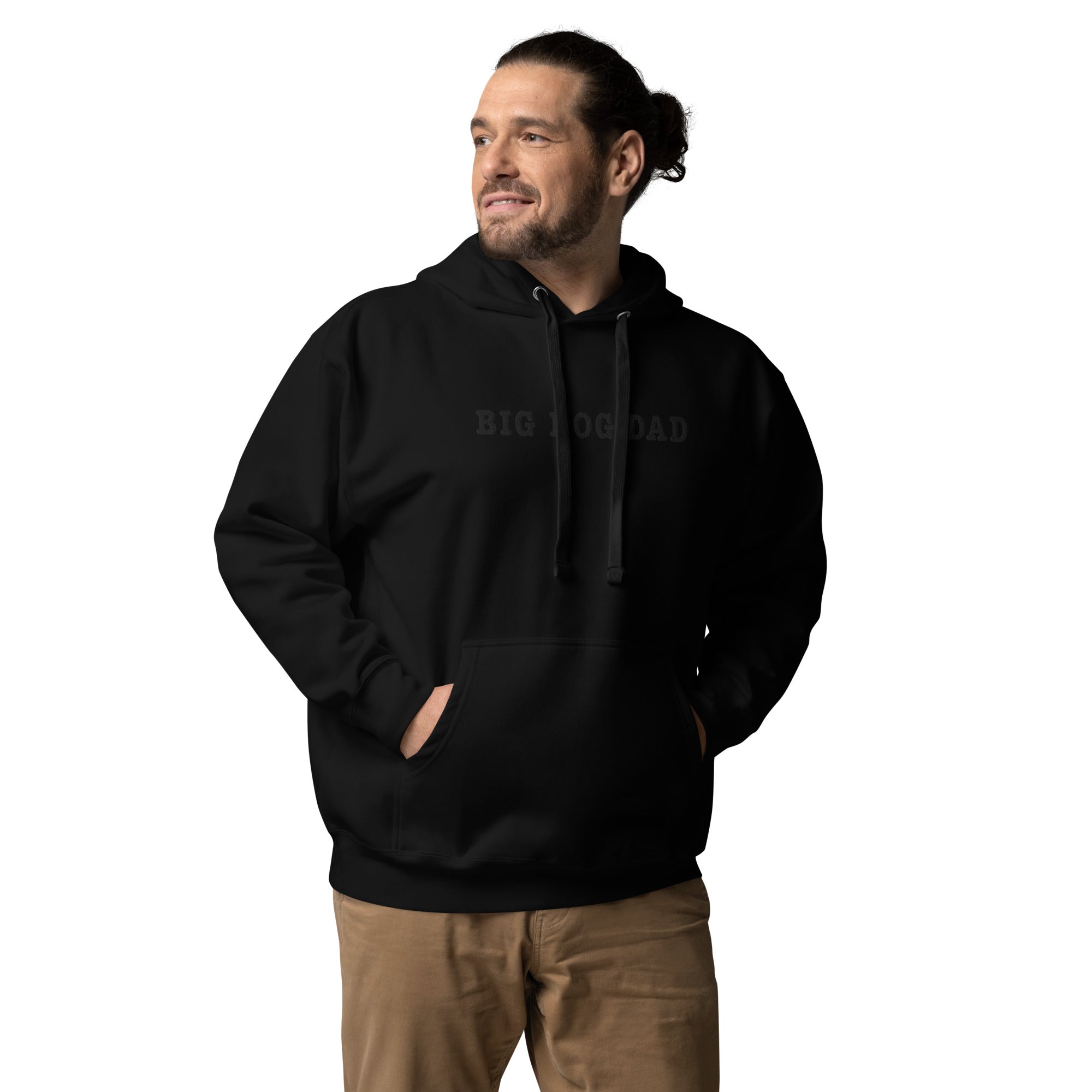 Big Dog Dad Embroidered Hoodie