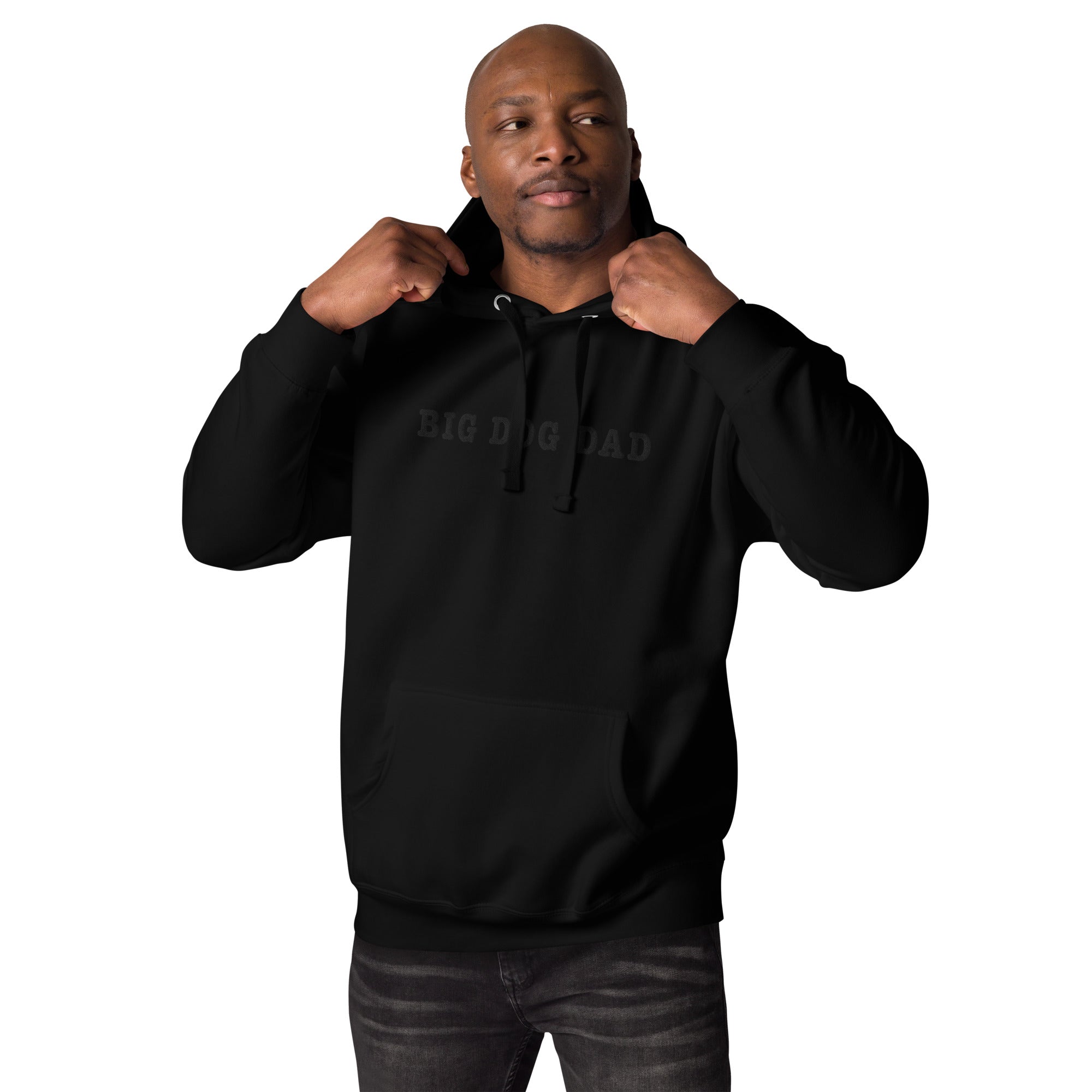 Big Dog Dad Embroidered Hoodie