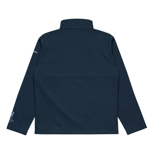 Big Dog Dad Est. Date + Names Columbia Soft Shell Jacket - Lucy + Norman