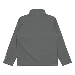 Big Dog Dad Est. Date + Names Columbia Soft Shell Jacket - Lucy + Norman