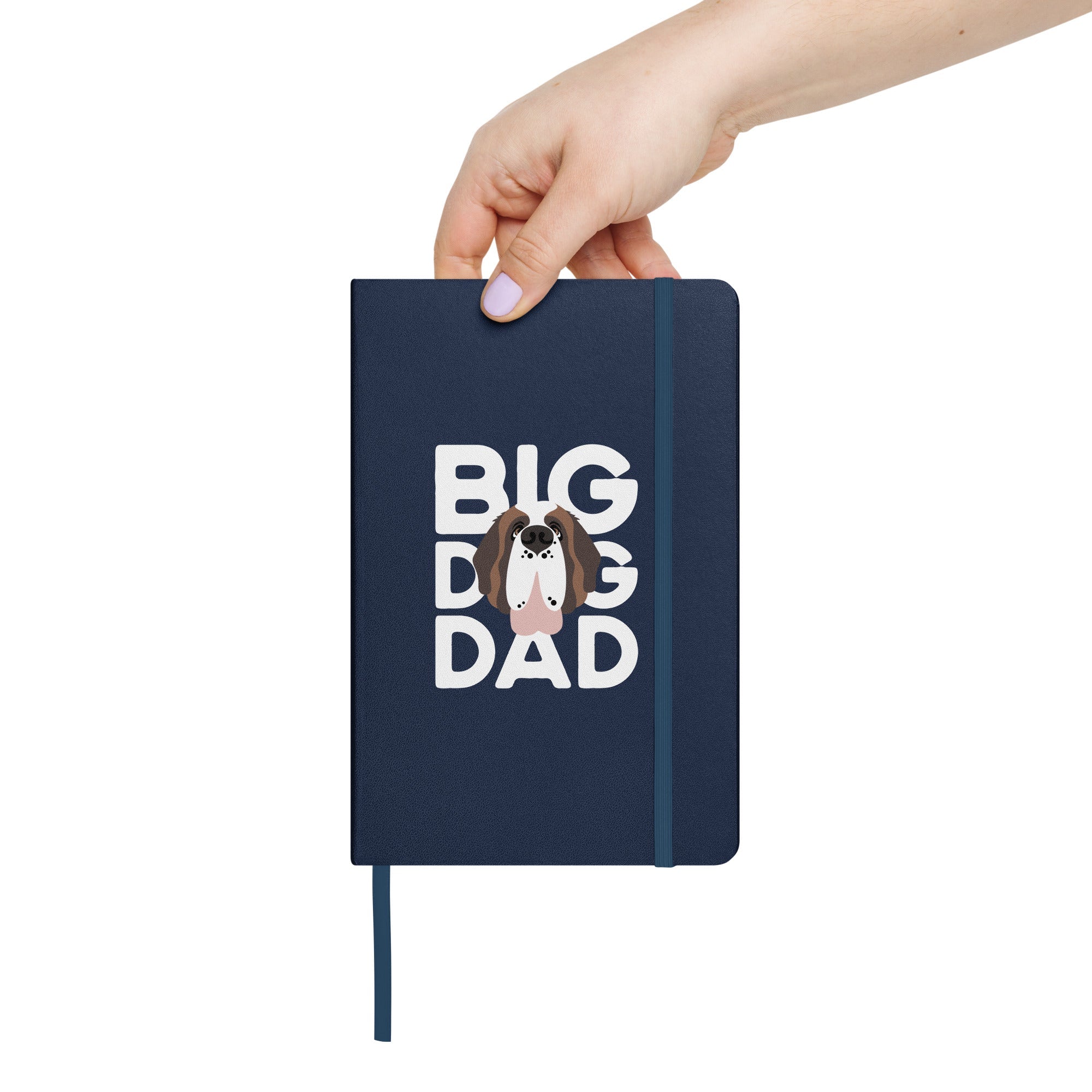 Big Dog Dad Hardcover Notebook - Lucy + Norman