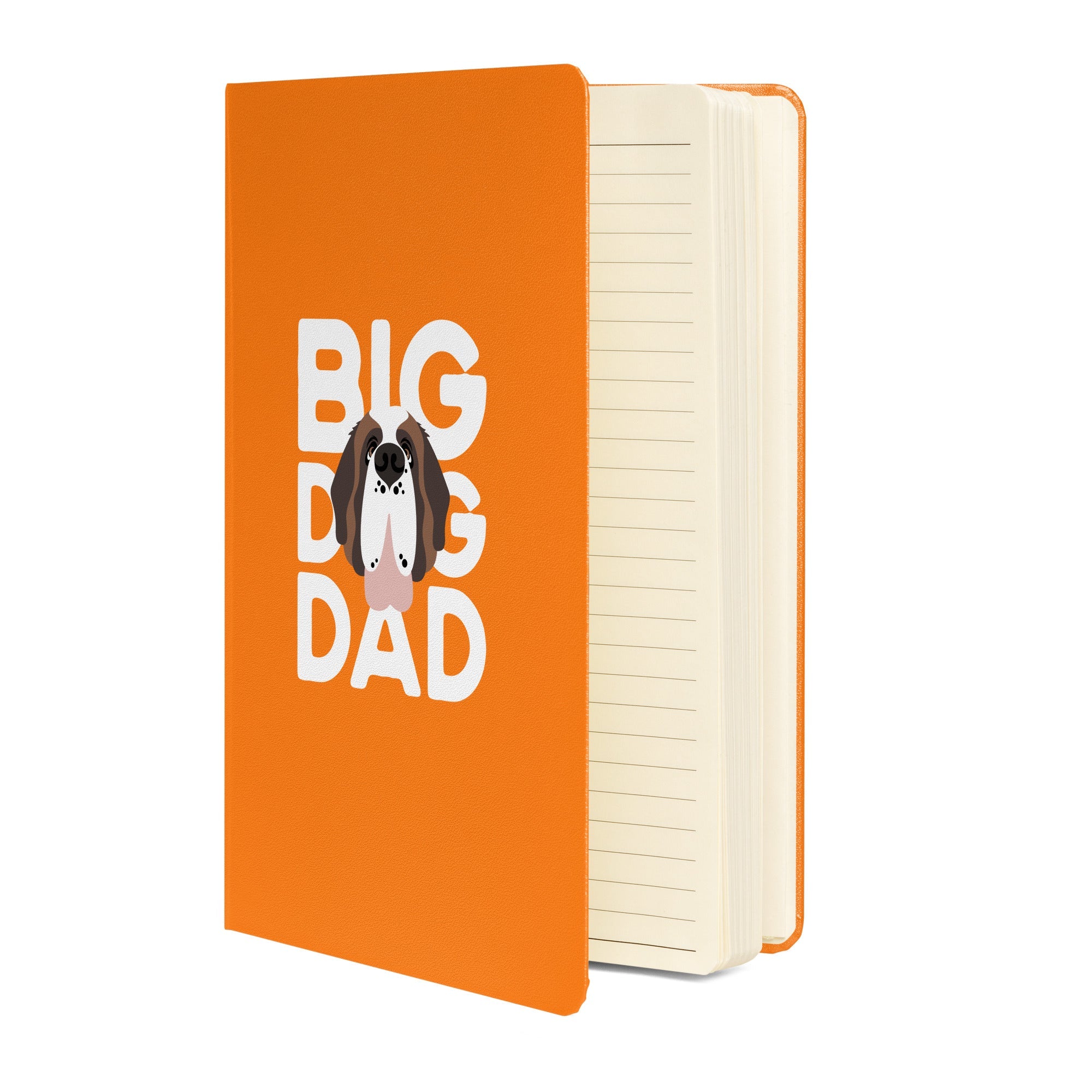 Big Dog Dad Hardcover Notebook - Lucy + Norman