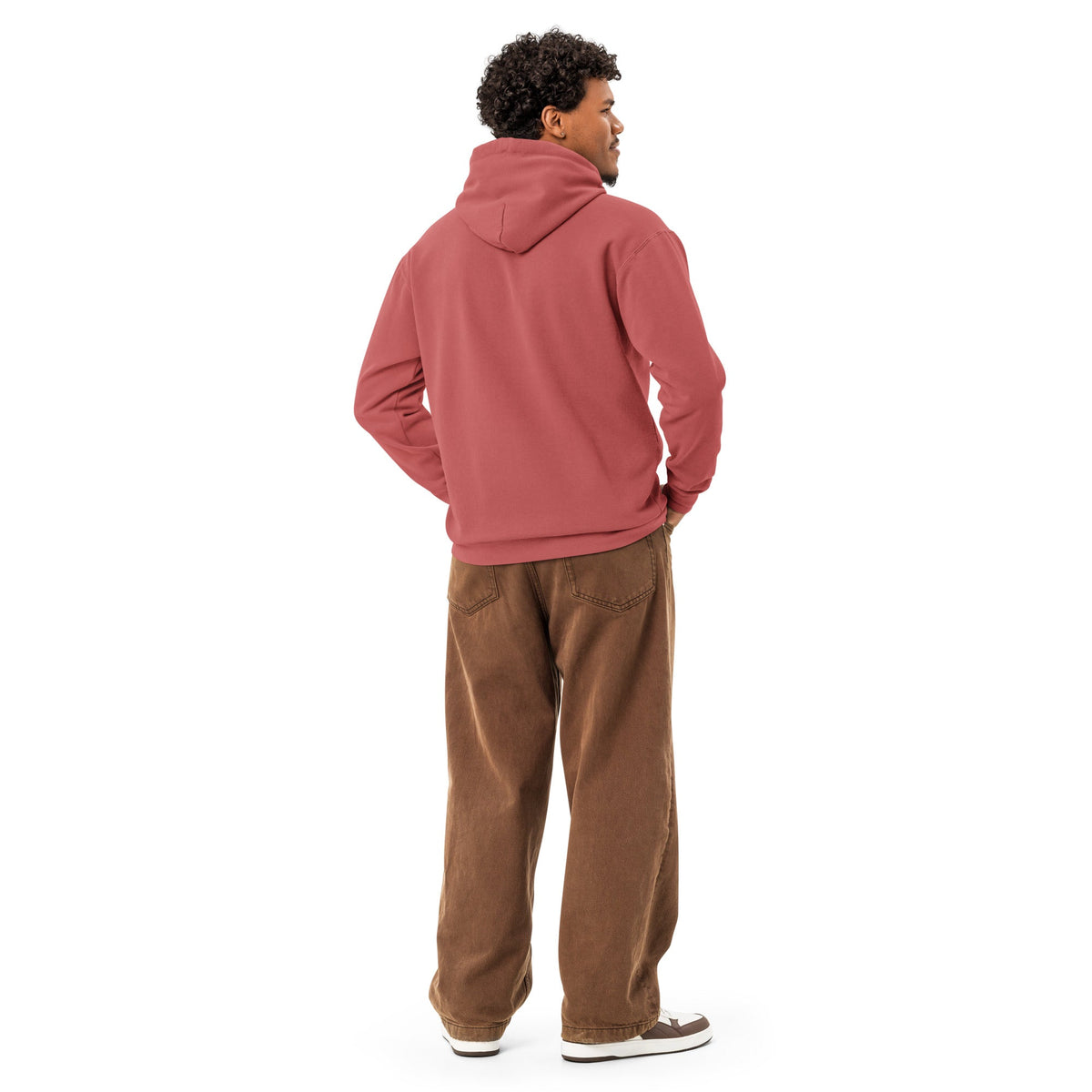 Big Dog Dad Saint Bernard Barrel Comfort Colors® Hoodie - Dark Grey - Lucy + Norman