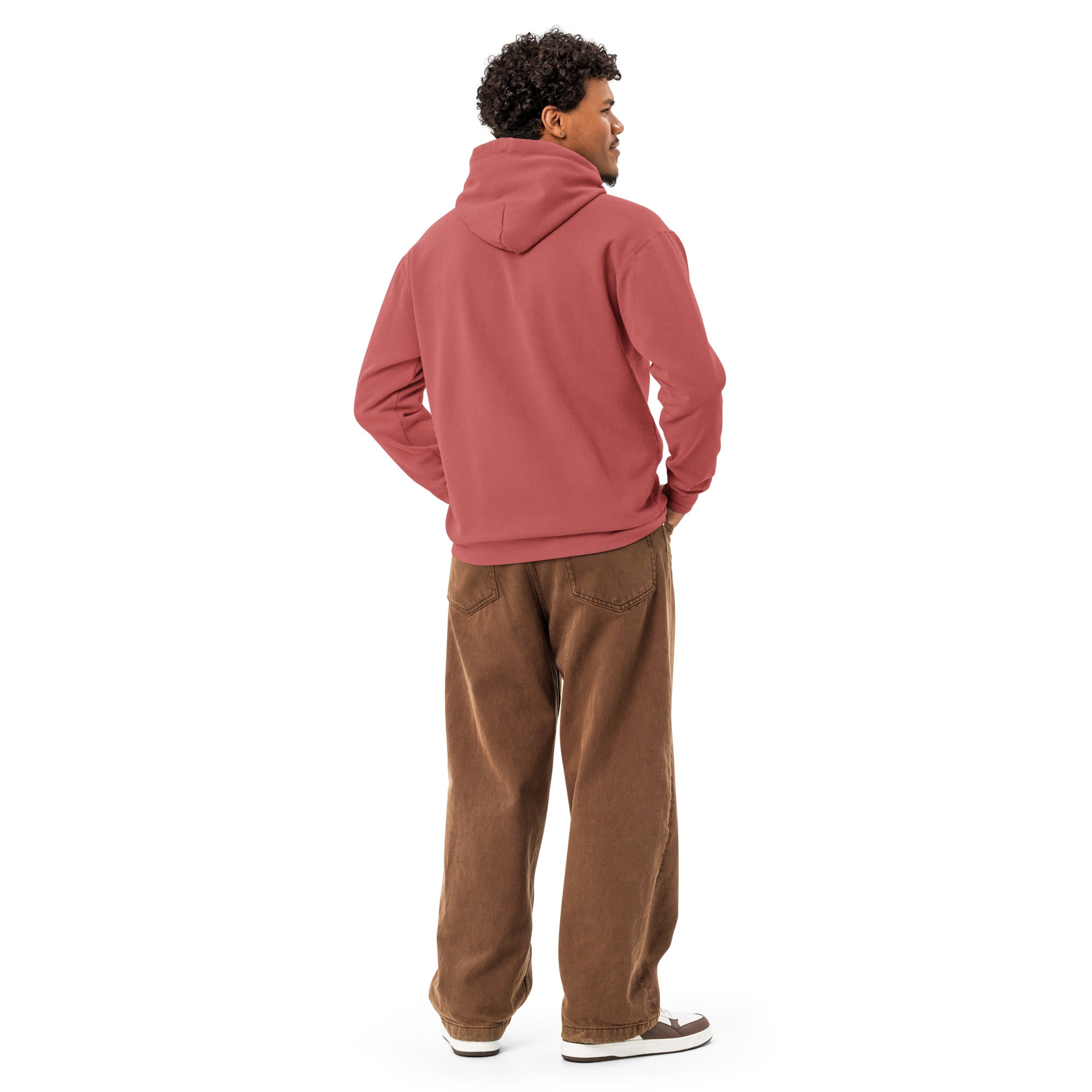 Big Dog Dad Saint Bernard Barrel Comfort Colors® Hoodie - Halftone - Lucy + Norman