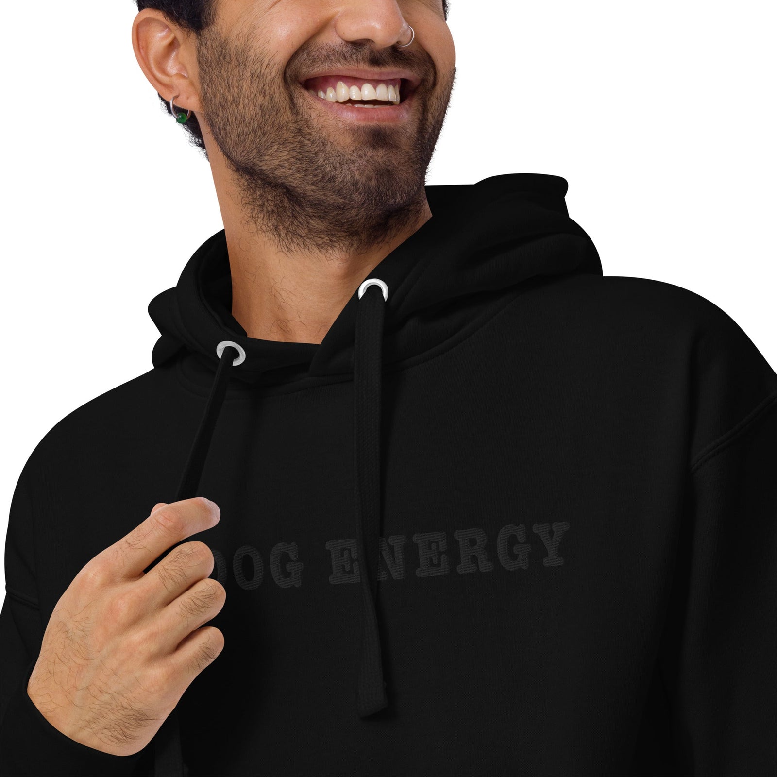 Big Dog Energy Embroidered Hoodie - Lucy + Norman