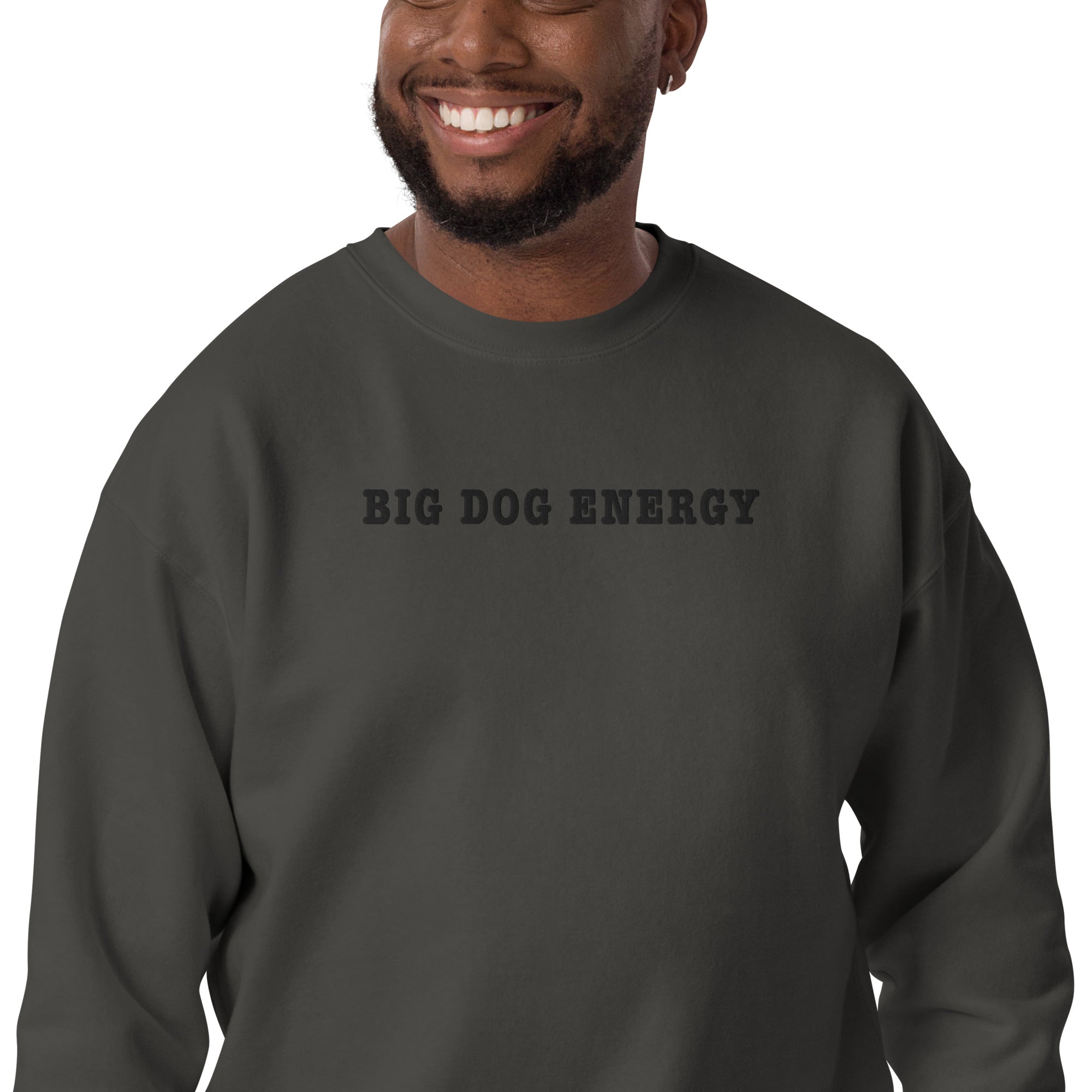 Big Dog Energy Embroidered Premium Sweatshirt - Lucy + Norman