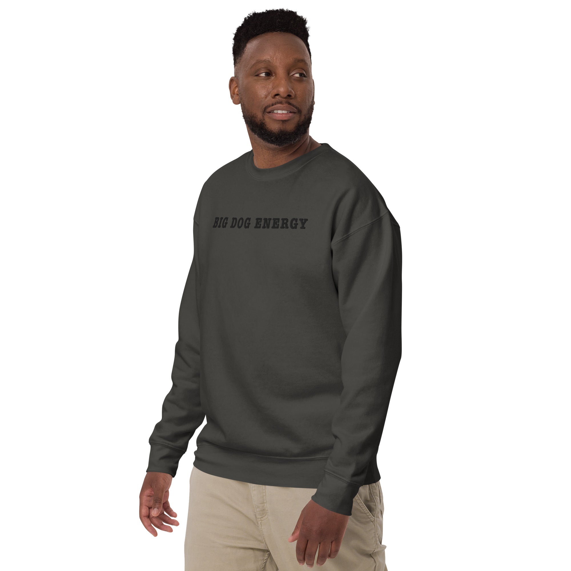 Big Dog Energy Embroidered Premium Sweatshirt - Lucy + Norman