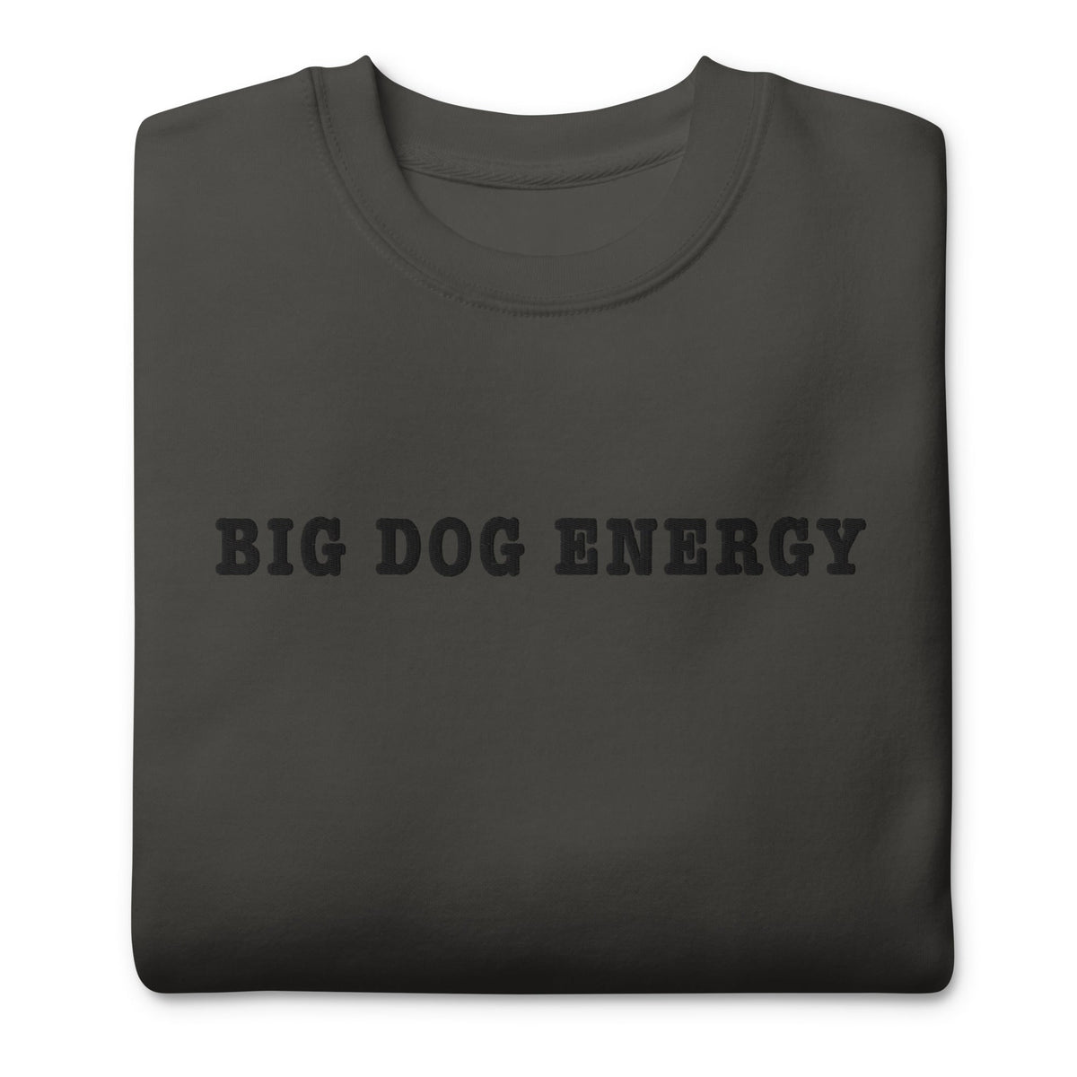 Big Dog Energy Embroidered Premium Sweatshirt - Lucy + Norman