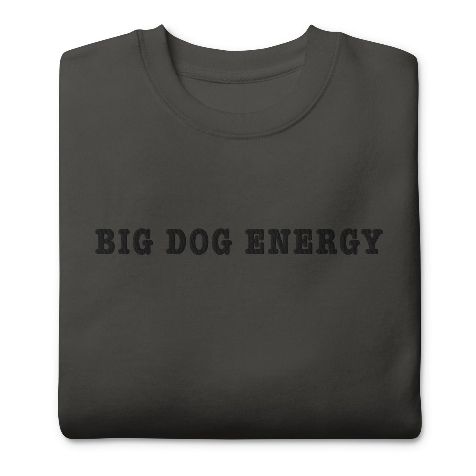 Big Dog Energy Embroidered Premium Sweatshirt - Lucy + Norman
